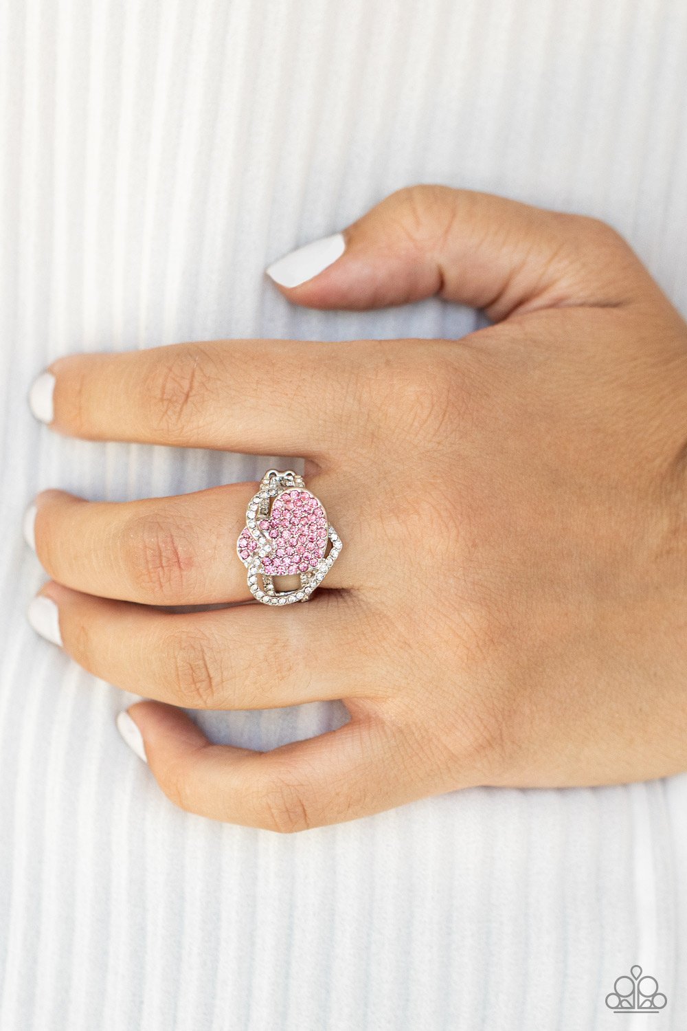 Million Dollar Matchmaker - Pink Ring - Paparazzi - Dare2bdazzlin N Jewelry