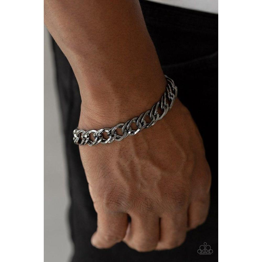 On the Ropes Black Bracelet - Paparazzi - Dare2bdazzlin N Jewelry