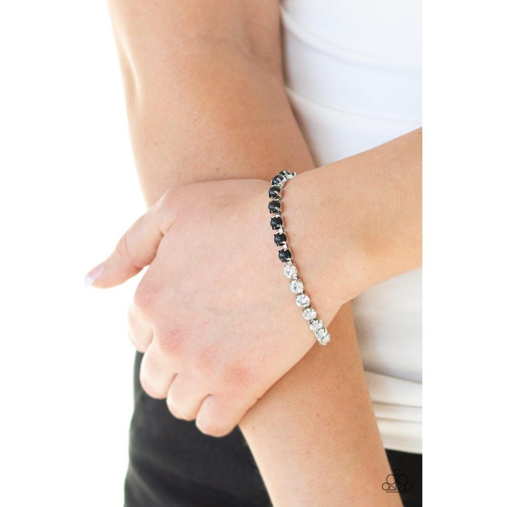 Out Like A SOCIALITE Black Bracelet - Paparazzi - Dare2bdazzlin N Jewelry