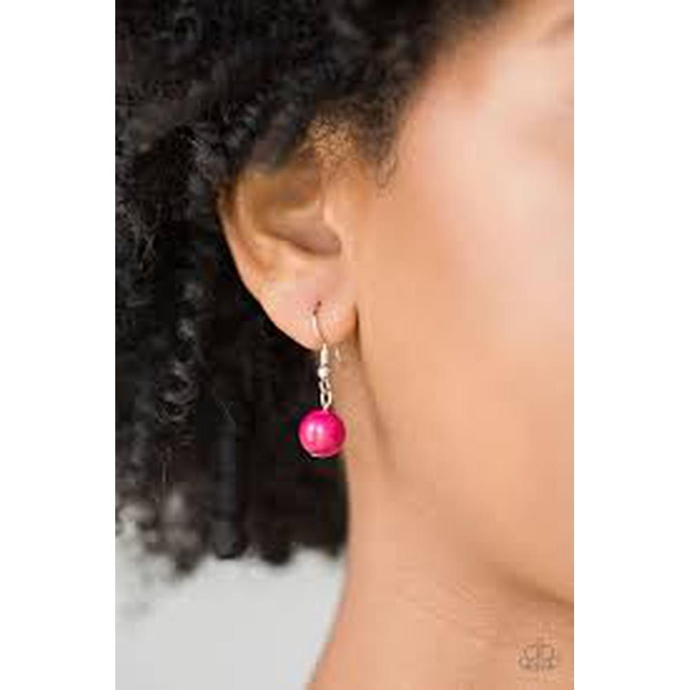 Really Rococo Pink Necklace - Paparazzi - Dare2bdazzlin N Jewelry