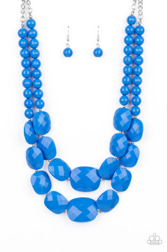 Resort Ready - Blue Necklace - Paparazzi - Dare2bdazzlin N Jewelry