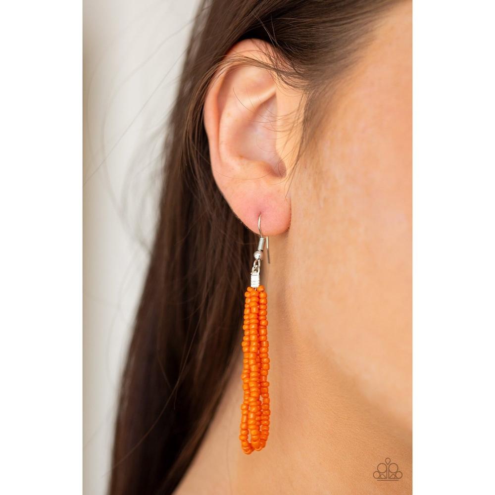 Right as RAINFOREST Orange Necklace - Dare2bdazzlin N Jewelry