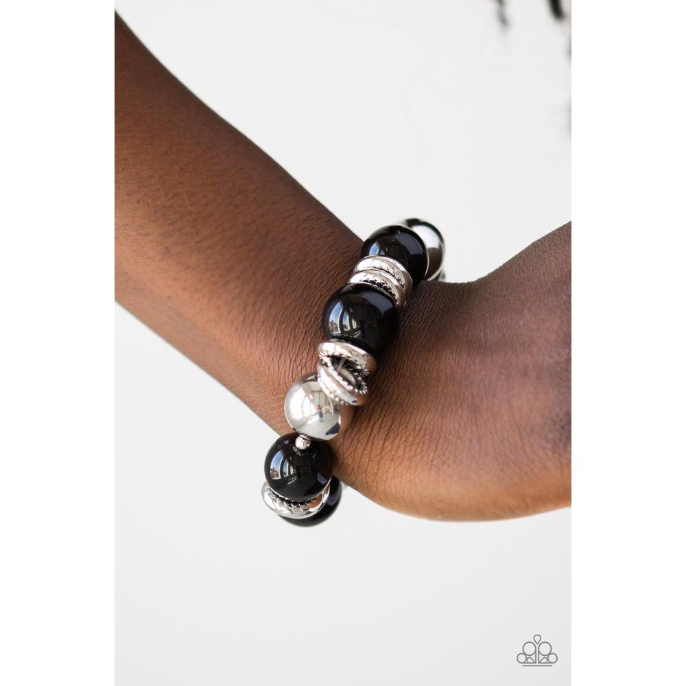 Rockin Rockefeller - Black Bracelet - Paparazzi - Dare2bdazzlin N Jewelry