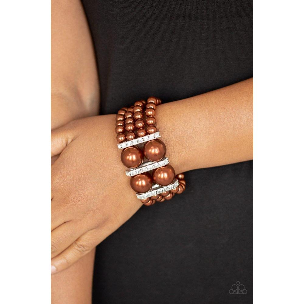 Romance Remix Brown Bracelet - Paparazzi - Dare2bdazzlin N Jewelry
