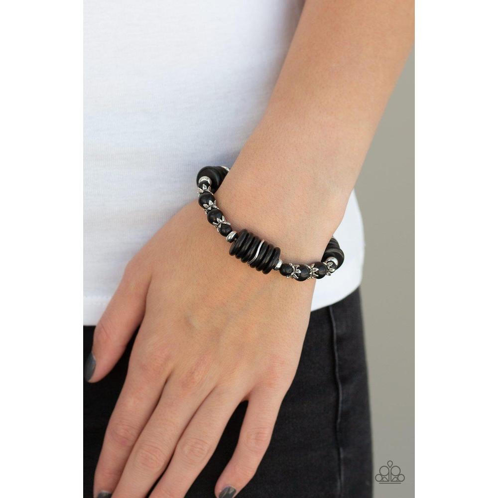 Sagebrush Serenade - Black Bracelet - Paparazzi - Dare2bdazzlin N Jewelry