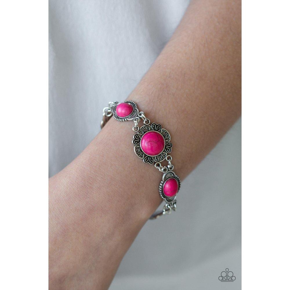 Serenely Southern - Pink Bracelet - Paparazzi - Dare2bdazzlin N Jewelry