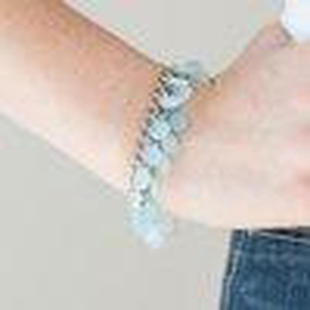 Step Out Of SHINE - Blue Bracelet - Paparazzi - Paparazzi - Dare2bdazzlin N Jewelry