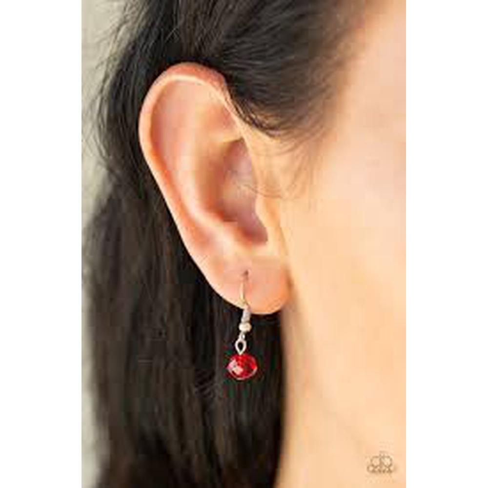 Stratosphere Sparkle Red Necklace - Paparazzi - Dare2bdazzlin N Jewelry