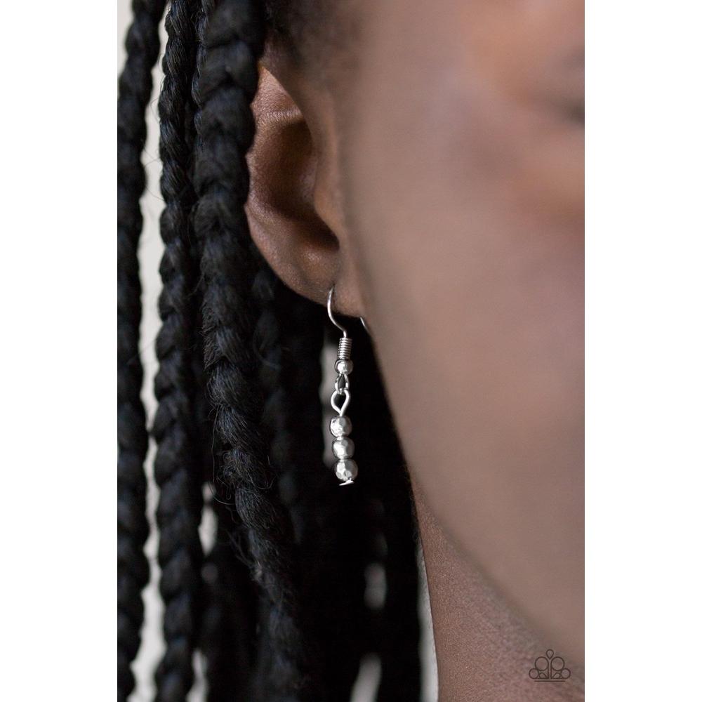 The Celebration Of The Century Silver Necklace - Paparazzi - Dare2bdazzlin N Jewelry