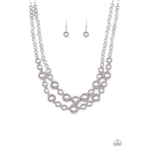 The More The Modest Silver Necklace - Paparazzi - Dare2bdazzlin N Jewelry