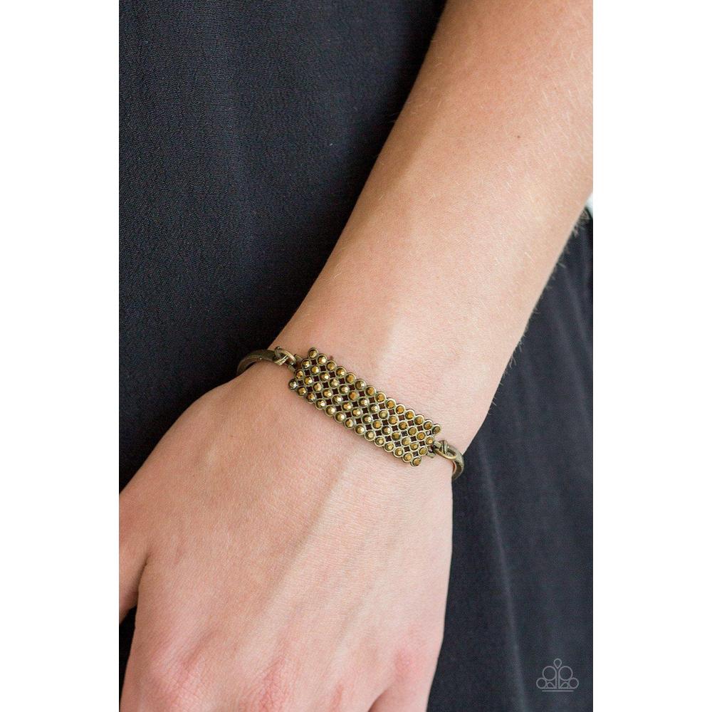 Top-Class Class Brass Bracelet - Paparazzi - Dare2bdazzlin N Jewelry