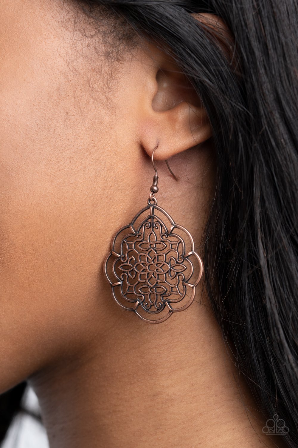 Tour de Taj Mahal - Copper Earring - Paparazzi - Dare2bdazzlin N Jewelry