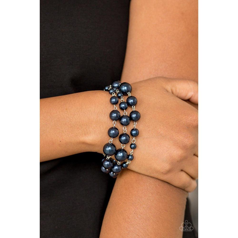 Until The End Of TIMELESS - Blue Bracelet - Paparazzi - Dare2bdazzlin N Jewelry