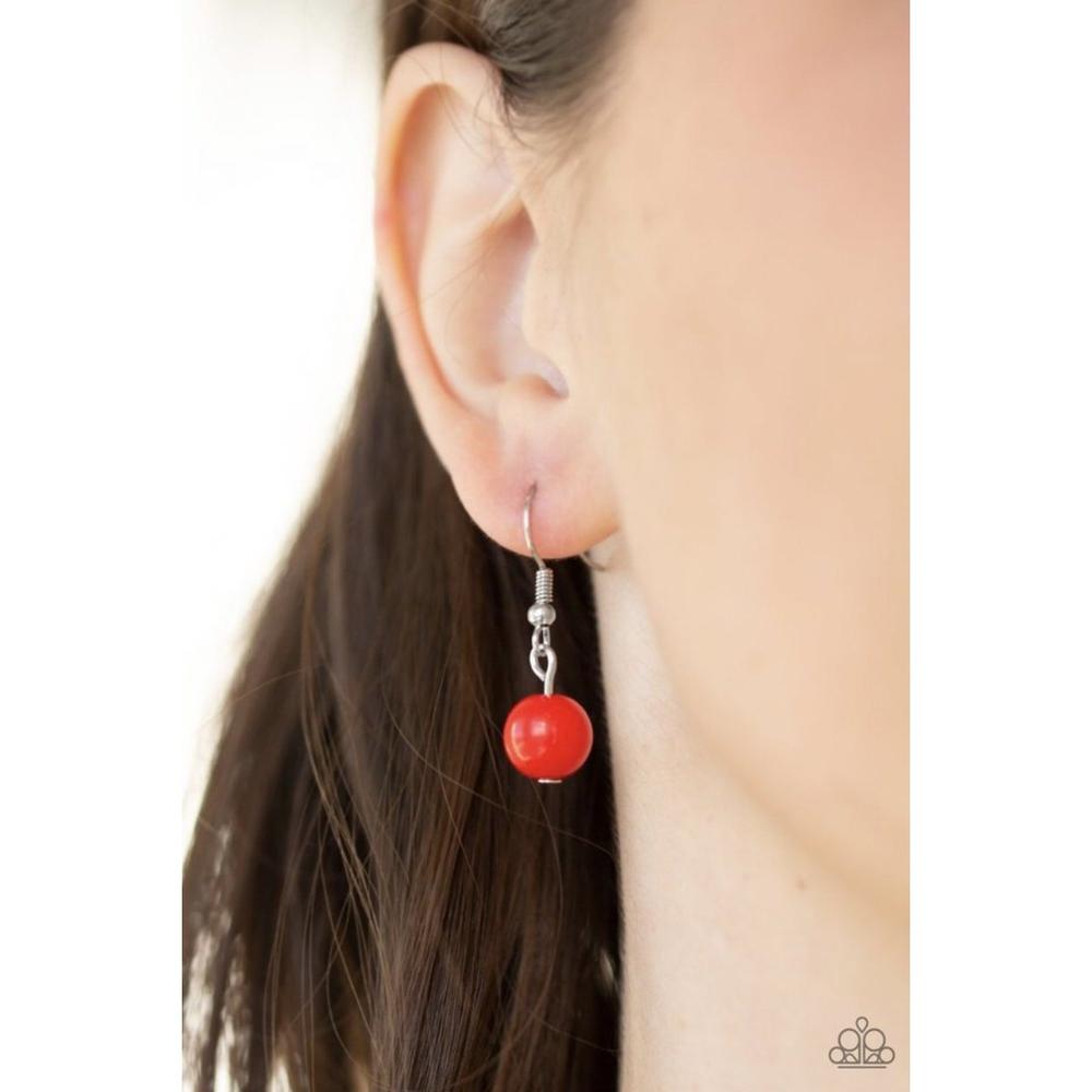 Viva Vivacious Red Necklace - Paparazzi - Dare2bdazzlin N Jewelry