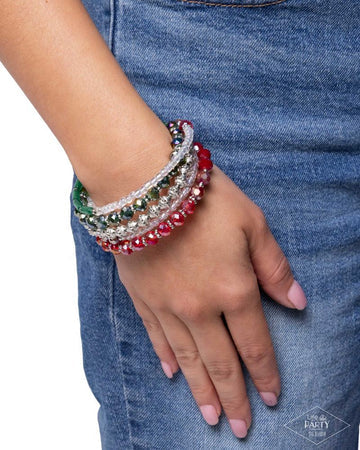 Stacked Surprise Multi Bracelet - Paparazzi - Dare2bdazzlin N Jewelry