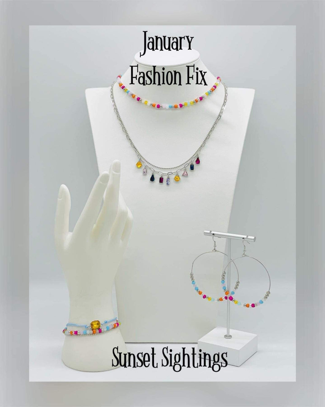 Sunset Sightings  - Fashion Fix Set - January 2024 - Dare2bdazzlin N Jewelry