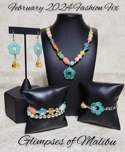 Glimpses of Malibu - Fashion Fix Set - February 2024 - Dare2bdazzlin N Jewelry