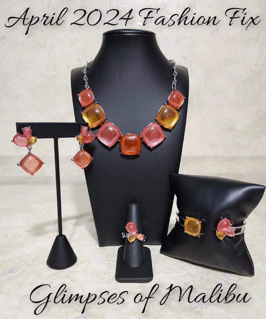 Glimpses of Malibu - Fashion Fix Set - April 2024 - Dare2bdazzlin N Jewelry