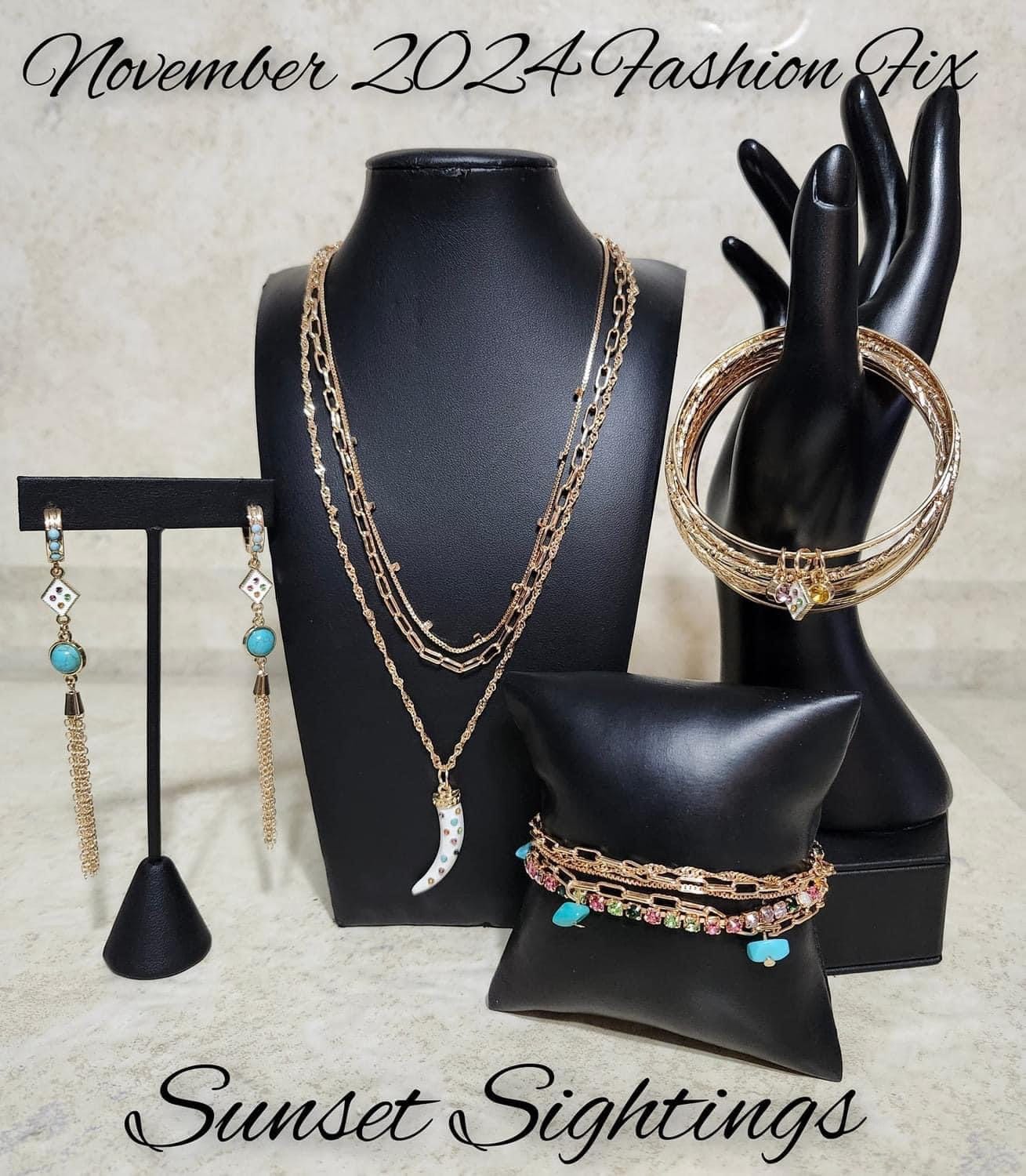 Sunset Sightings - Fashion Fix Set - November 2024 - Dare2bdazzlin N Jewelry