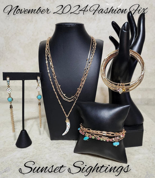 Sunset Sightings - Fashion Fix Set - November 2024 - Dare2bdazzlin N Jewelry