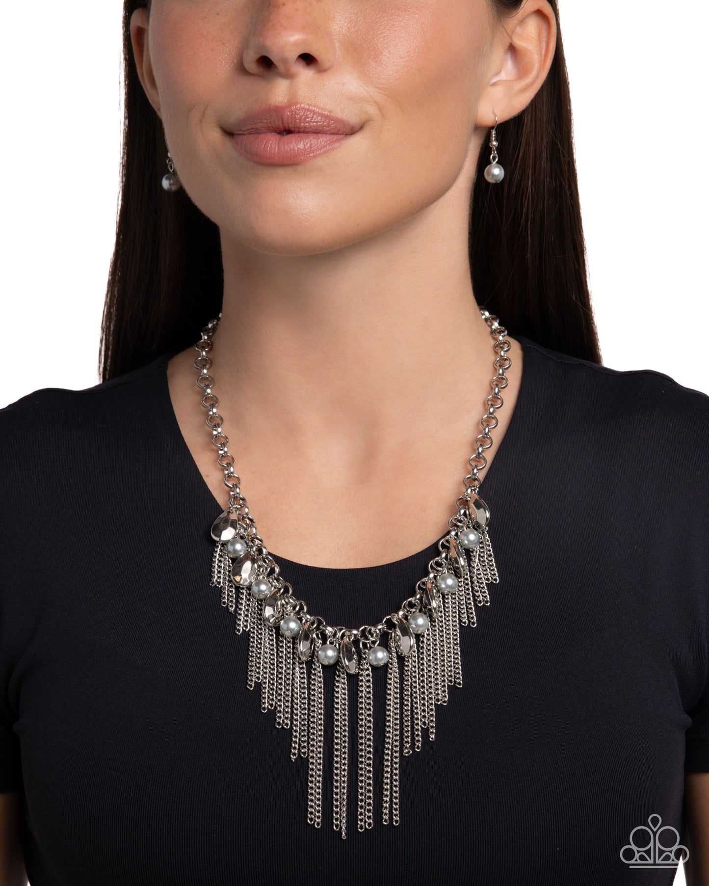 Industrial Intensity - Silver Necklace - Paparazzi - Dare2bdazzlin N Jewelry