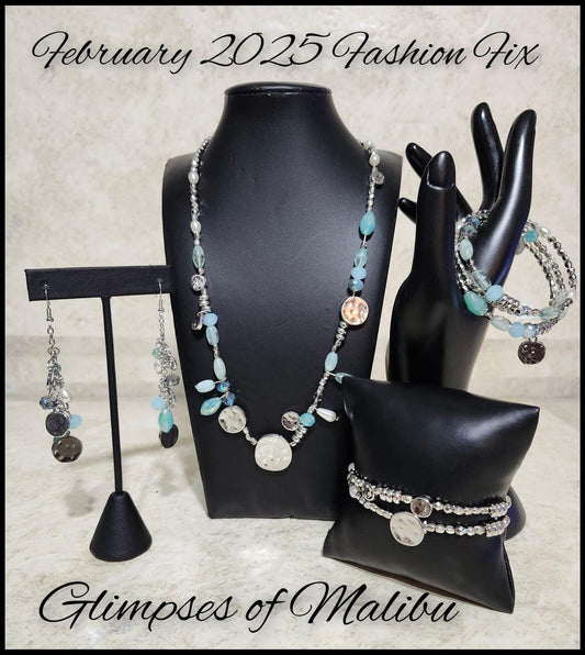 Glimpses of Malibu - Fashion Fix Set - February 2025 - Dare2bdazzlin N Jewelry