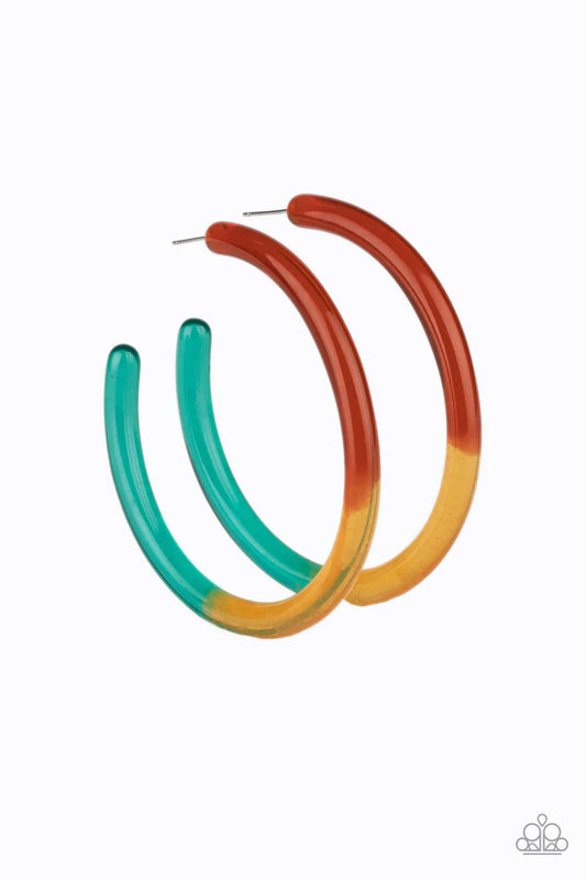 Awesome Aura Multi Hoop Earring - Paparazzi - Dare2bdazzlin N Jewelry