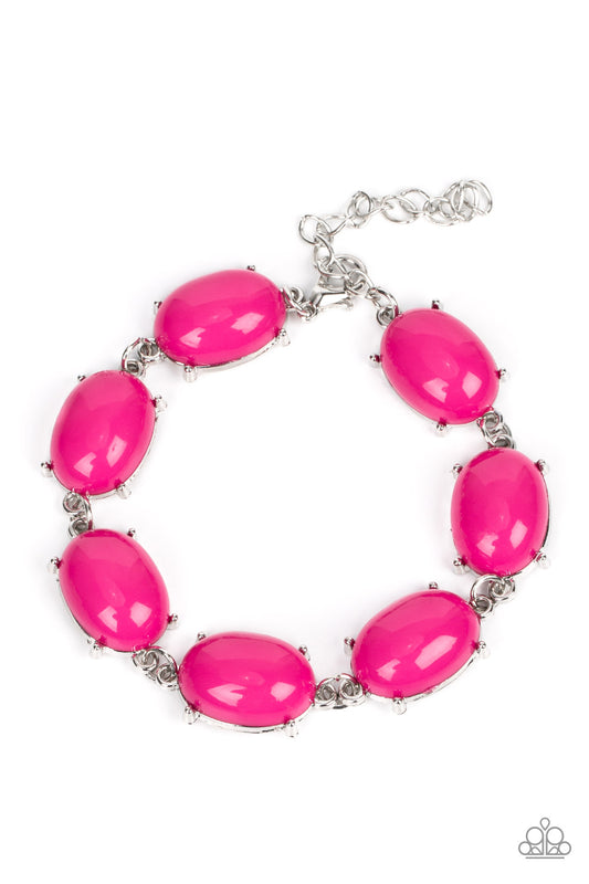 Confidently Colorful - Pink Bracelet - Paparazzi - Dare2bdazzlin N Jewelry