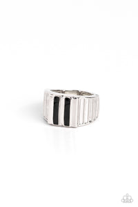 Rectangular Relic - Black Ring - Paparazzi - Dare2bdazzlin N Jewelry