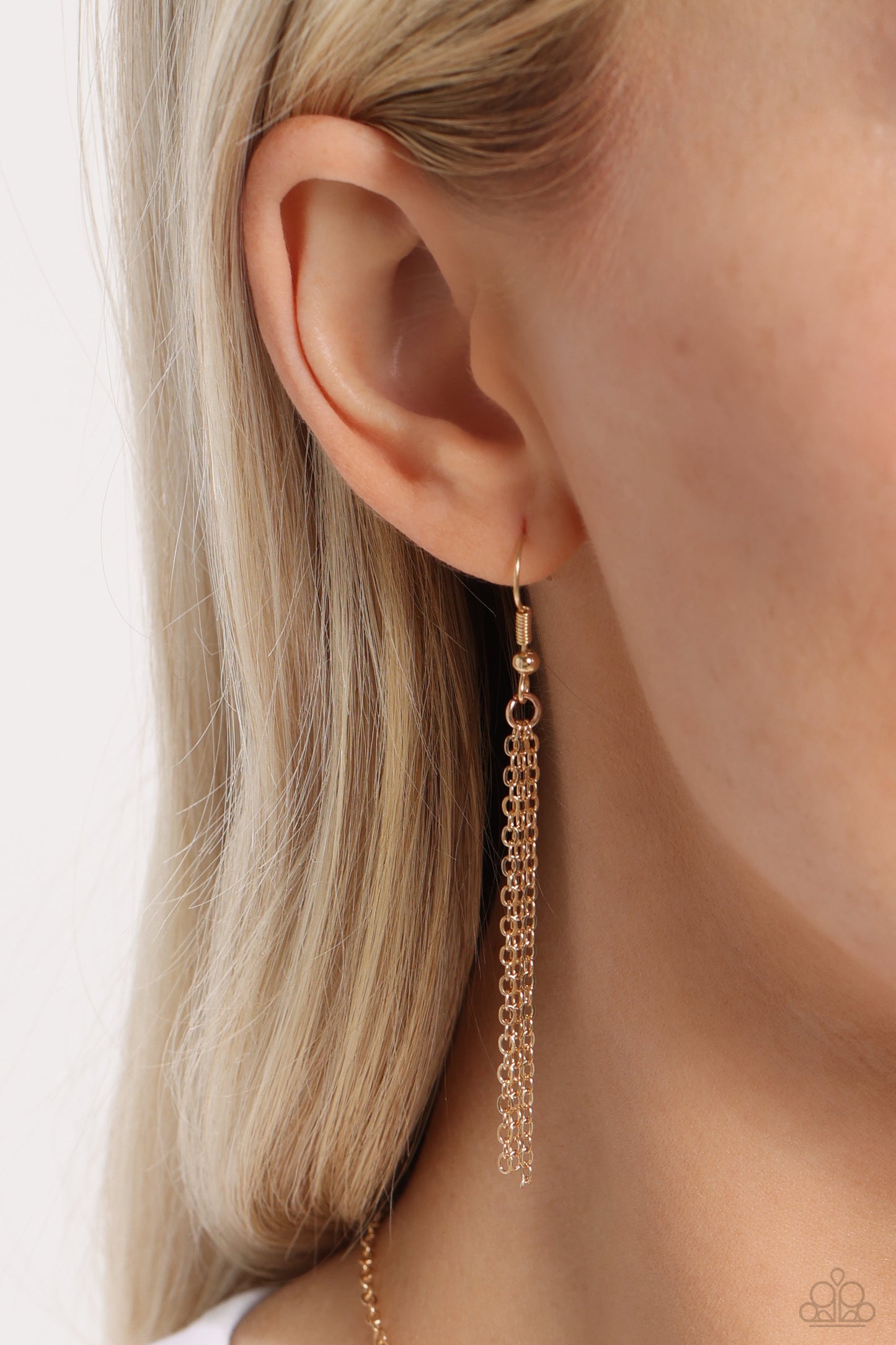 Emblematic Elegance - Gold - D Necklace - Paparazzi - Dare2bdazzlin N Jewelry