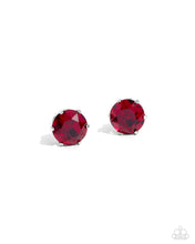 Load image into Gallery viewer, Breathtaking Birthstone - Red-Garnet Post Earring - Paparazzi - Dare2bdazzlin N Jewelry
