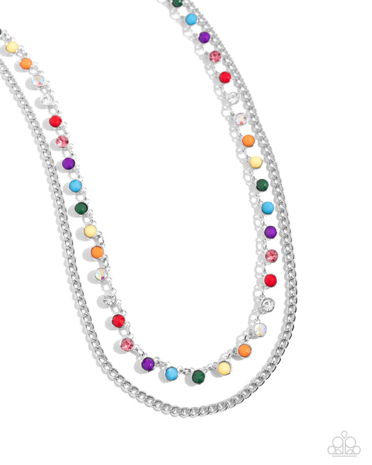 Delicate Dame - Multi Necklace - Paparazzi - Dare2bdazzlin N Jewelry
