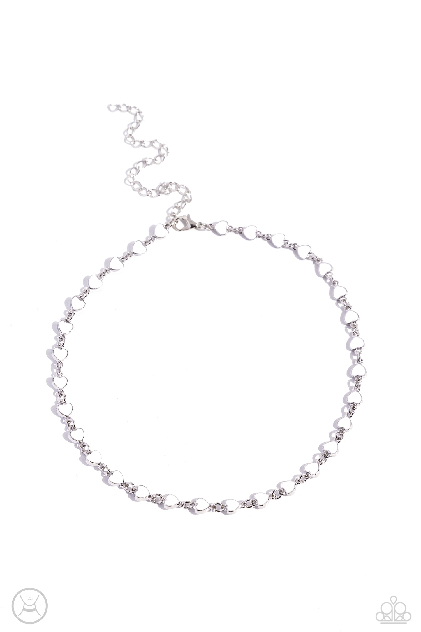 Dancing Dalliance - White Choker - Paparazzi - Dare2bdazzlin N Jewelry