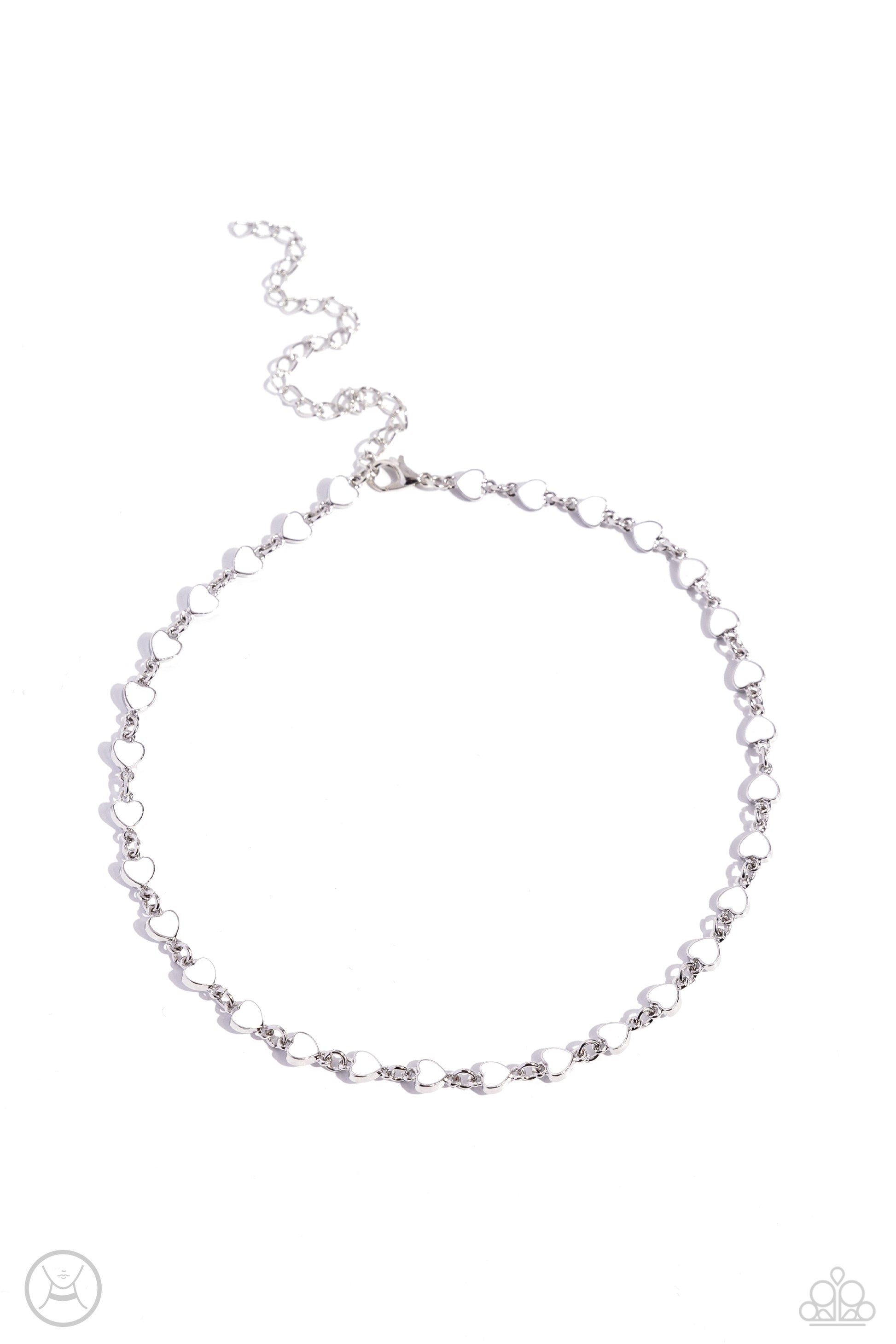 Dancing Dalliance - White Choker - Paparazzi - Dare2bdazzlin N Jewelry