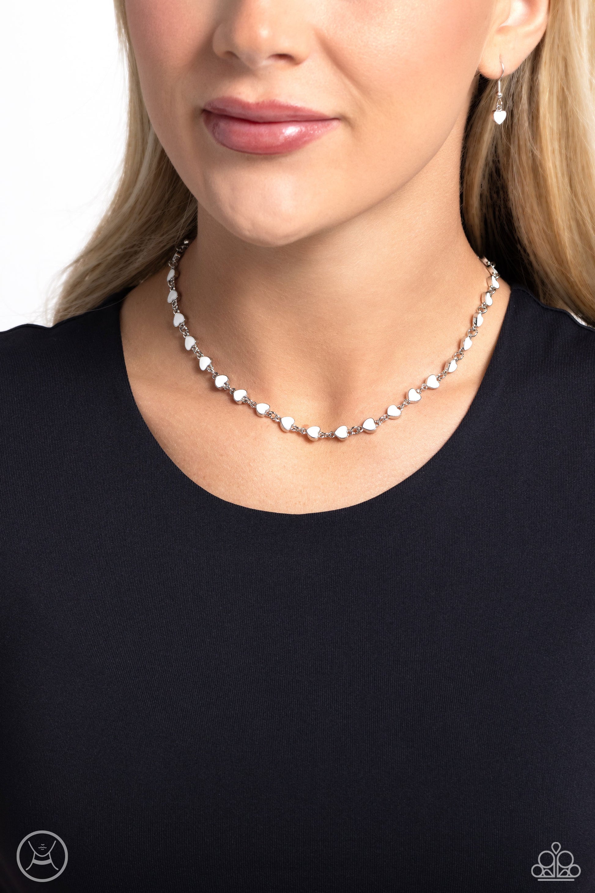 Dancing Dalliance - White Choker - Paparazzi - Dare2bdazzlin N Jewelry