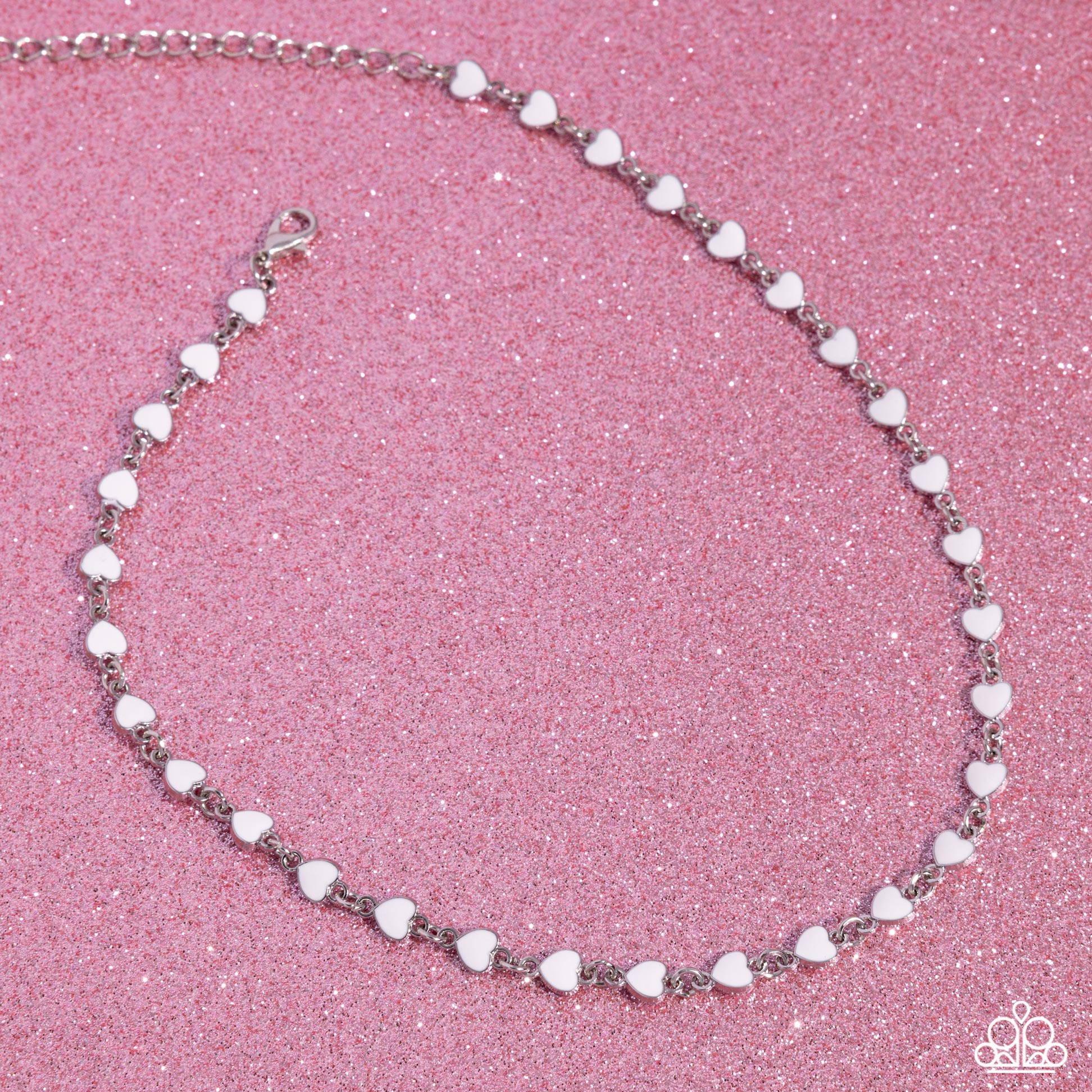 Dancing Dalliance - White Choker - Paparazzi - Dare2bdazzlin N Jewelry
