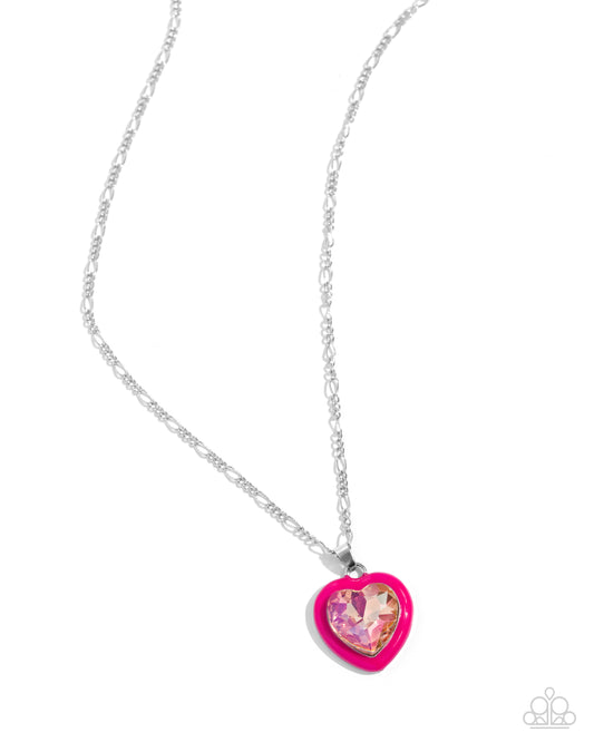 Heartfelt Hope - Pink Necklace - Paparazzi - Dare2bdazzlin N Jewelry