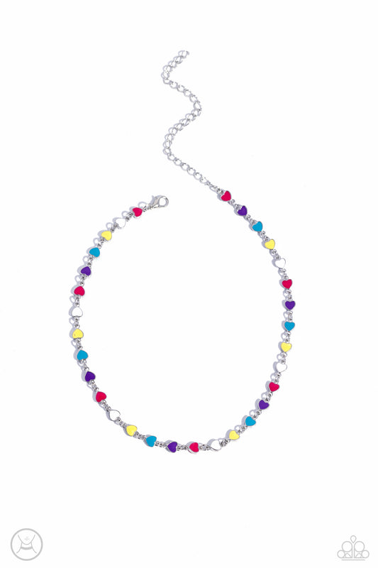 Dancing Dalliance - Multi Choker - Paparazzi - Dare2bdazzlin N Jewelry