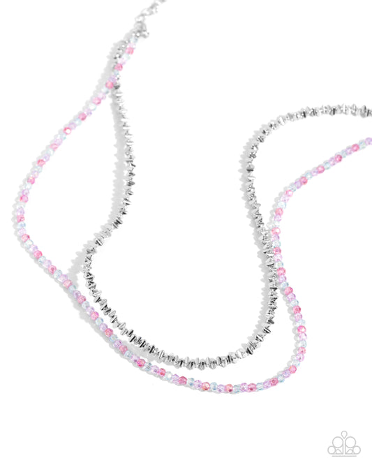 White-Collar Week - Multi Necklace - Paparazzi - Dare2bdazzlin N Jewelry