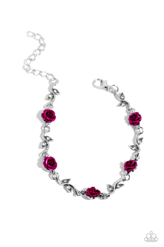 Roses Supposes - Pink Bracelet - Paparazzi - Dare2bdazzlin N Jewelry