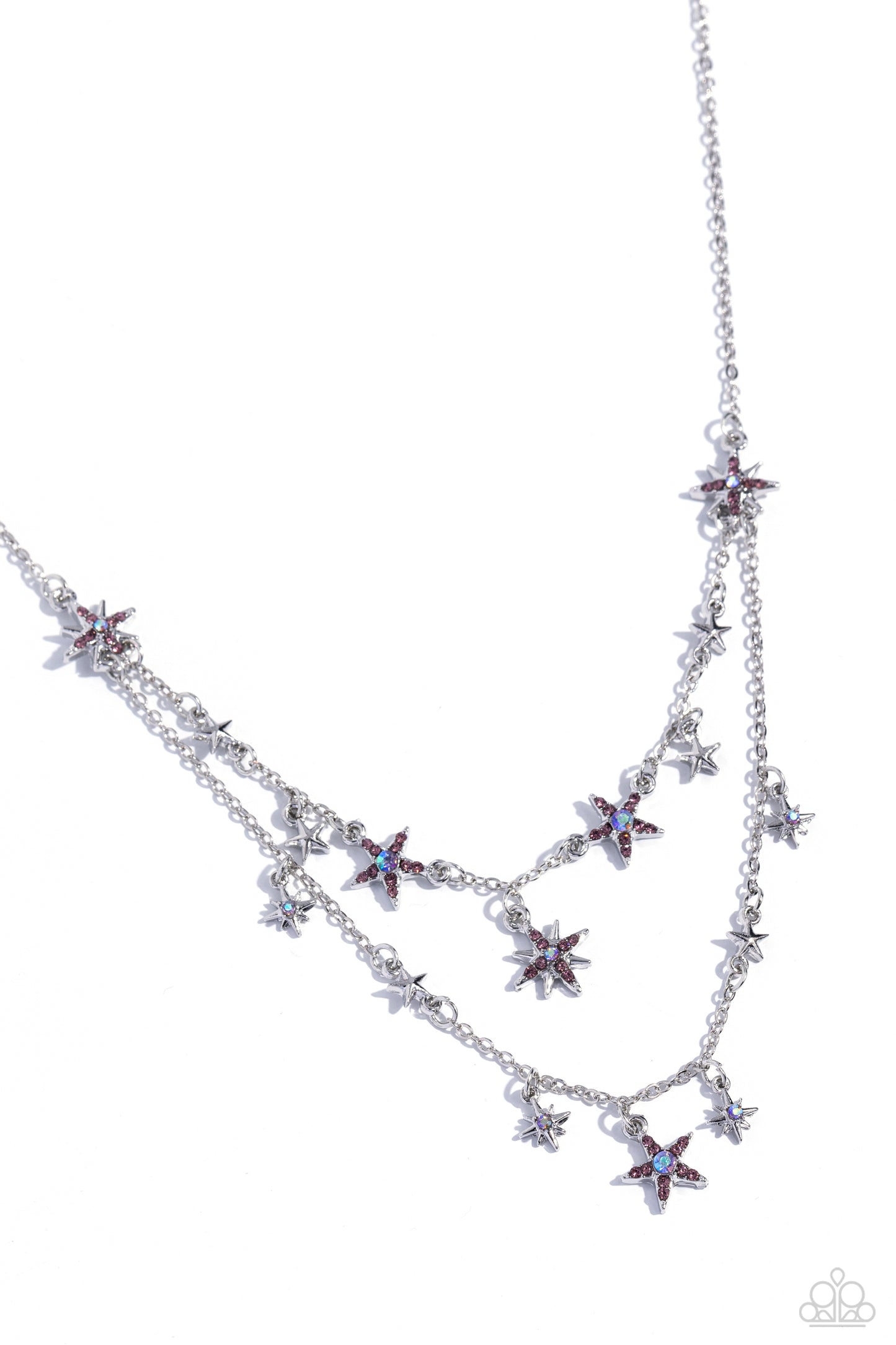 Raising the STAR - Purple Necklace - Paparazzi - Dare2bdazzlin N Jewelry
