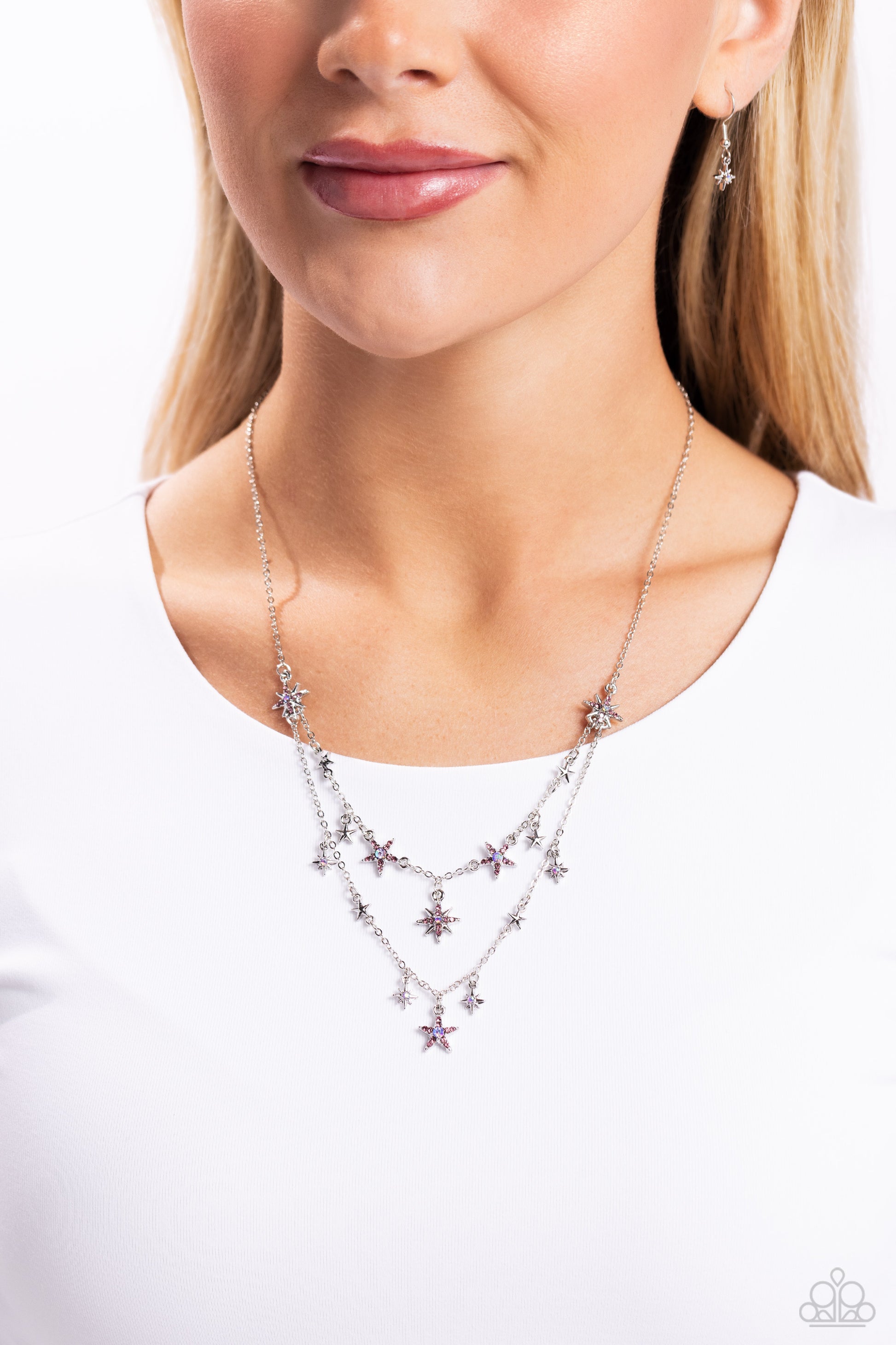Raising the STAR - Purple Necklace - Paparazzi - Dare2bdazzlin N Jewelry