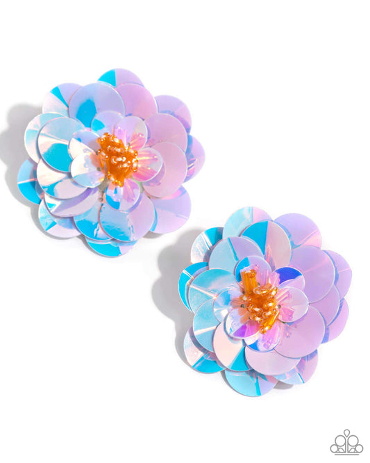Floating Florals - Multi Post Earring - Paparazzi - Dare2bdazzlin N Jewelry