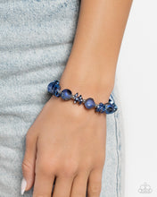 Load image into Gallery viewer, Lets Start at the FAIRY Beginning - Blue Bracelet - Paparazzi - Dare2bdazzlin N Jewelry
