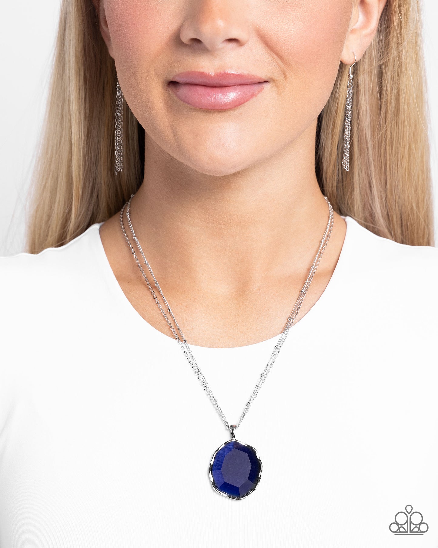 Showstopping Season - Blue Necklace - Paparazzi - Dare2bdazzlin N Jewelry