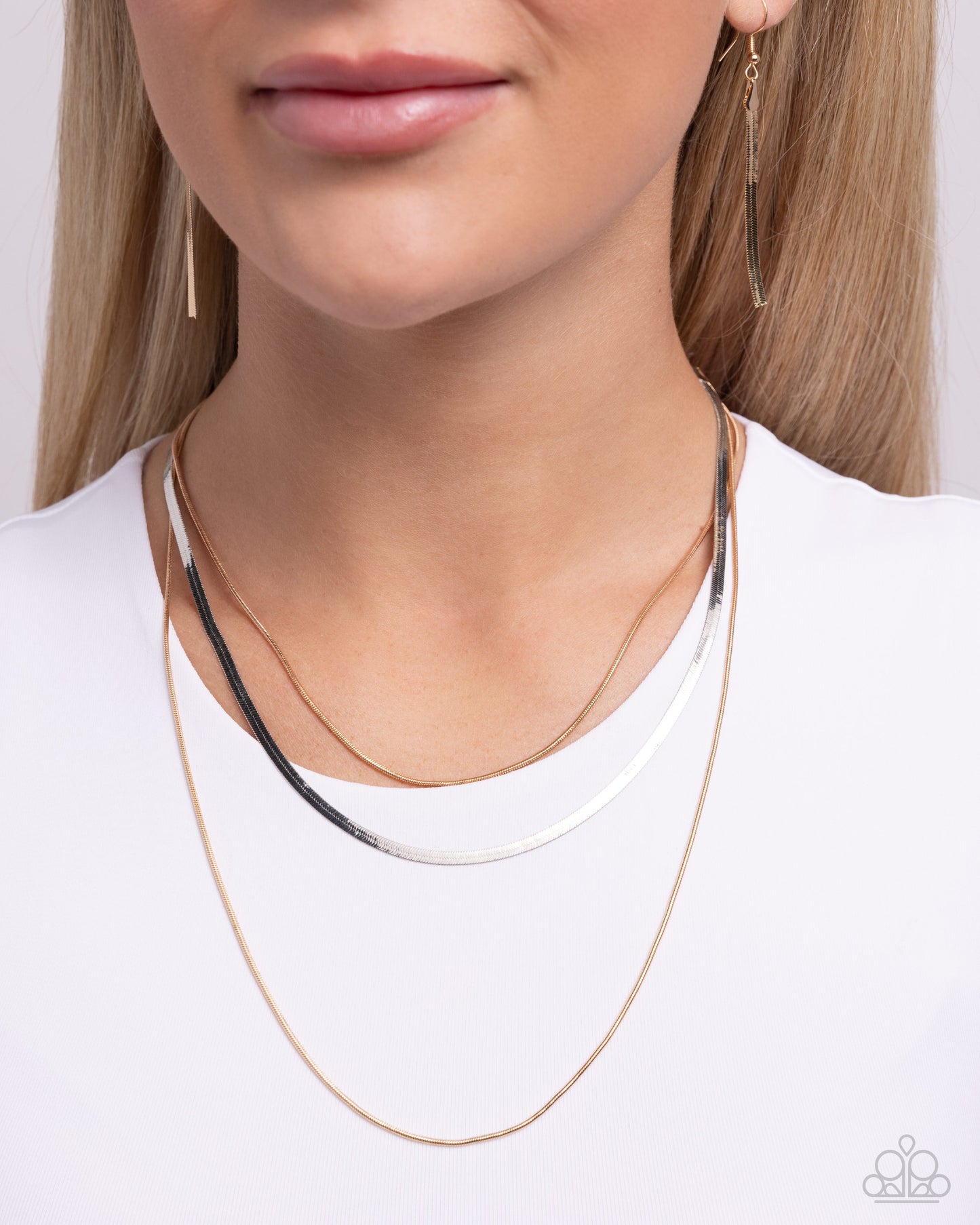 Key LAYER - Multi Necklace - Paparazzi - Dare2bdazzlin N Jewelry