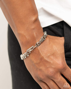 Mismatched Masterpiece - Silver Bracelet - Paparazzi - Dare2bdazzlin N Jewelry