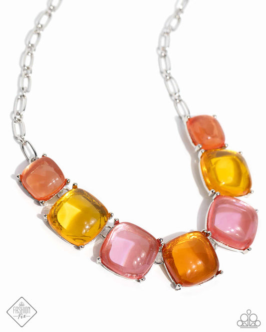 Reflective Range - Pink Necklace - Paparazzi - Dare2bdazzlin N Jewelry