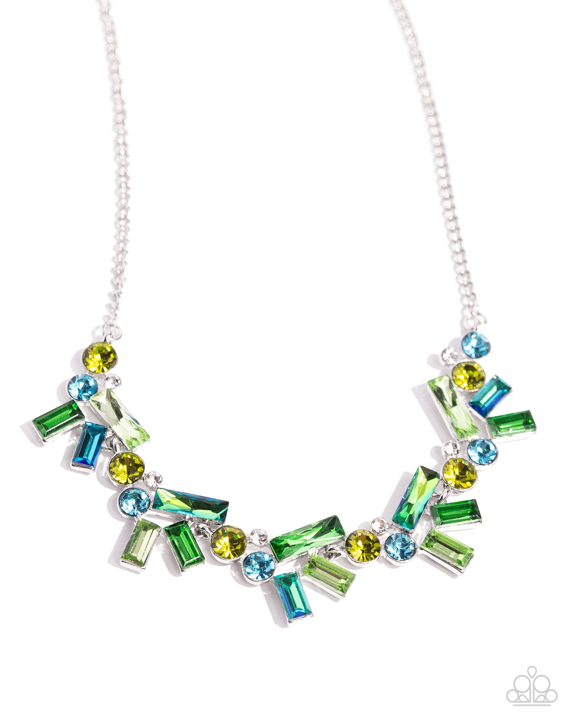 Serene Statement - Green Necklace - Paparazzi - Dare2bdazzlin N Jewelry