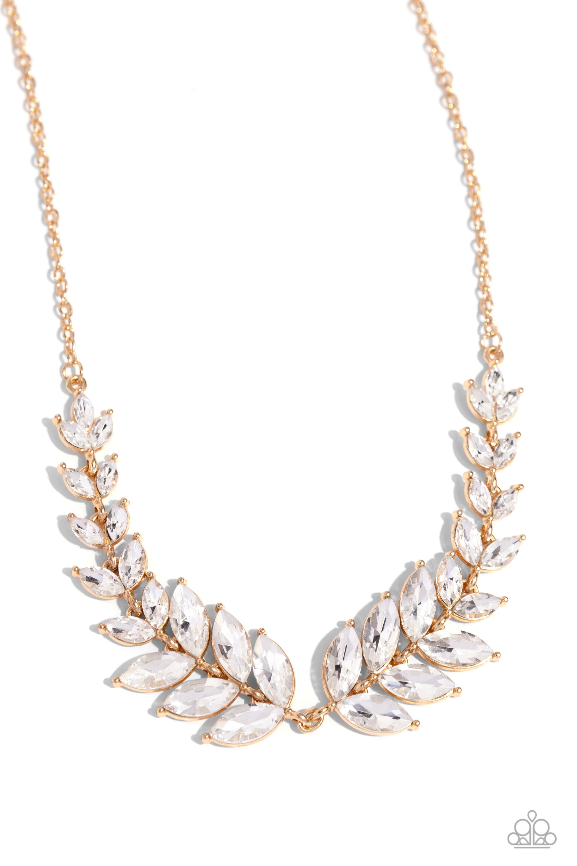 Luxury Laurels - Gold Necklace - Paparazzi - Dare2bdazzlin N Jewelry